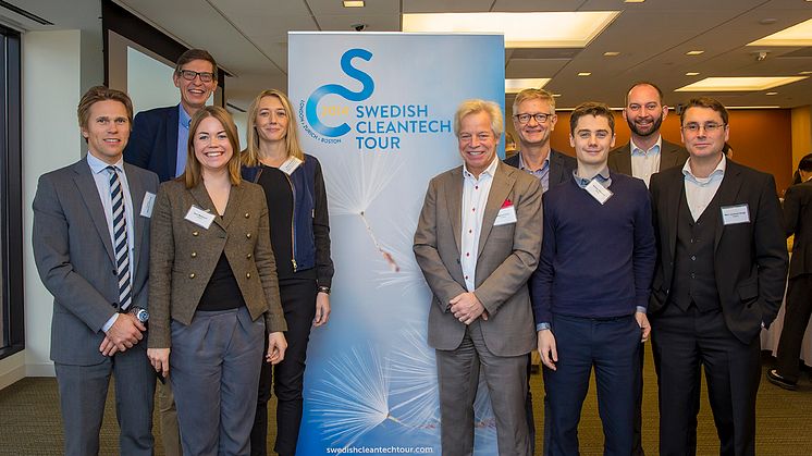 Svenska cleantech-startups avrundar internationell turné i kapitaltäta Boston