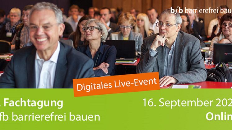 6. Fachtagung bfb barrierefrei bauen – digitales Live-Event