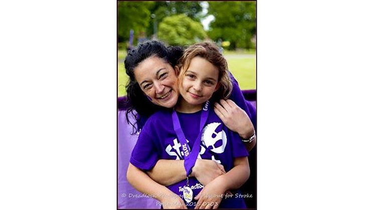 ​Brave mum takes to the skies to raise funds for the Stroke Association