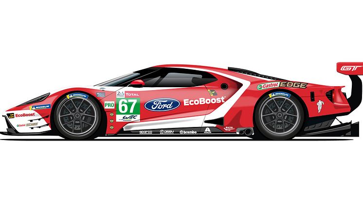 Ford hylder Le Mans-sejre med unikke Ford GT-design