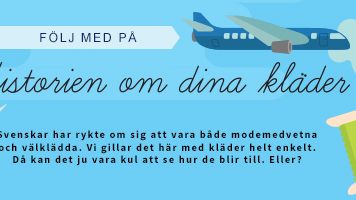 Historien om dina kläder - kampanj om textilens påverkan på miljön