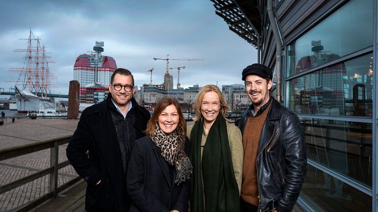 Henning Ruhe, konstnärlig chef Opera/drama GöteborgsOperan, Christina Björklund, vd, Simon Ljungman och Victoria Brattström.