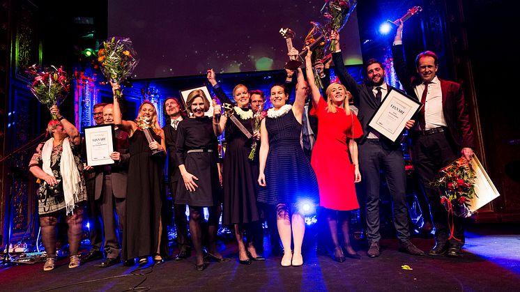 Glada vinnare från Återvinningsgalan 2018