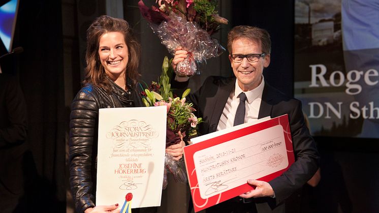 Josefine Hökerberg och Roger Turesson, Dagens Nyheter - Årets Berättare 2013