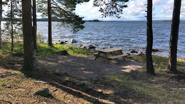 Björnöarna i Falu kommun är ett av de nya naturreservat som bildades under förra året. Foto: Falu kommun