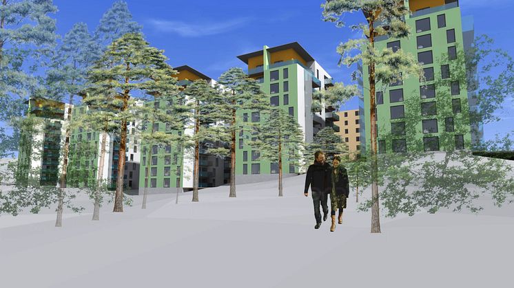 Klartecken för byggstart av studentlägenheter på Campus Flemingsberg 