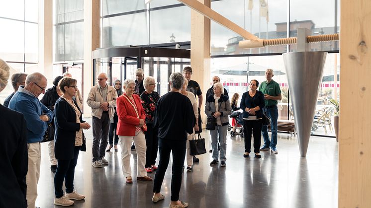 Finnvedsbostäder 70 år-rundvandring Gummifabriken - foto John Nelander