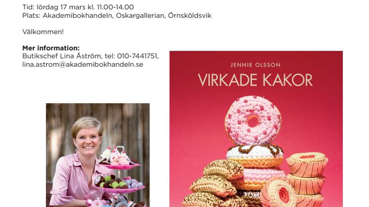 Lär dig virka kakor med Jennie Olsson från Mellansel