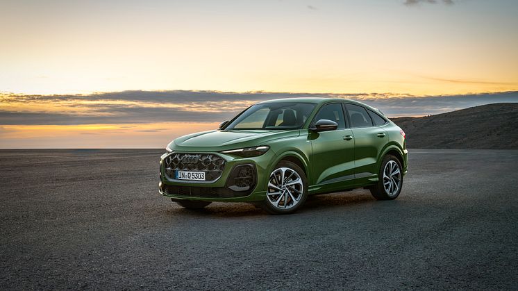 Audi Q5 Sportback (Distriktgrøn metallak)