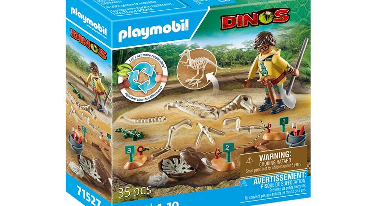 Ausgrabungsstätte mit Dino-Skelett (71527) von PLAYMOBIL