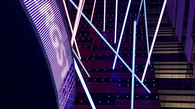 WOW FÖR TELIA, SOLNA - ett av de nio projekt som tävlar om Svenska Ljuspriset i år