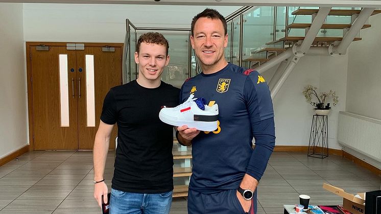 Entrepreneurial Business Management student from Northumbria University selling to John Terry