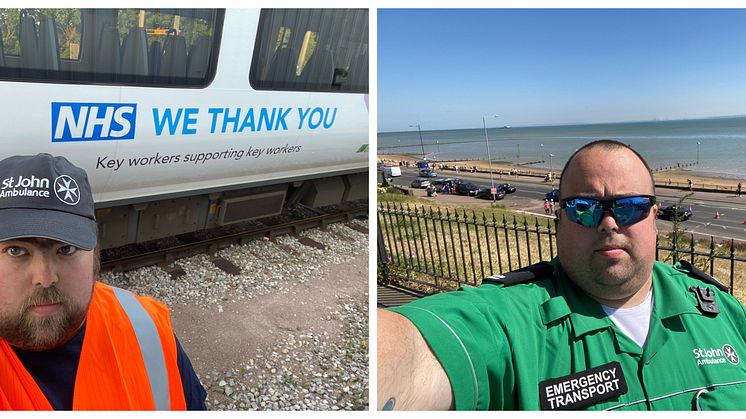 National Volunteers' Week: Meet Lee from Stevenage who has been supporting the ambulance service. IMAGES AVAILABLE TO DOWNLOAD BELOW 