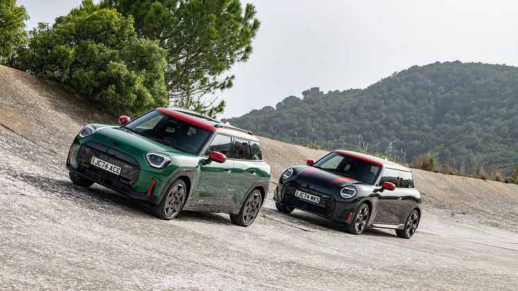 MINI JCW Electric og MINI JCW Aceman