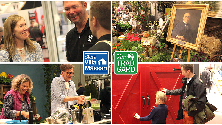 Välkommen in till våren på Sveriges största villa- & trädgårdsmässa!