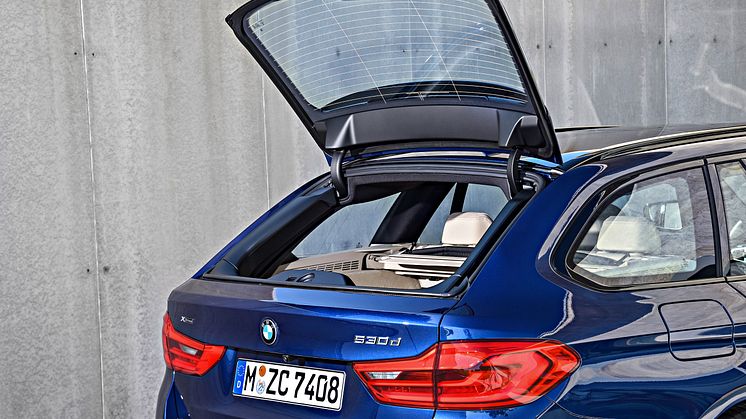 BMW 5-serie Touring - Separat åbning af bagruden