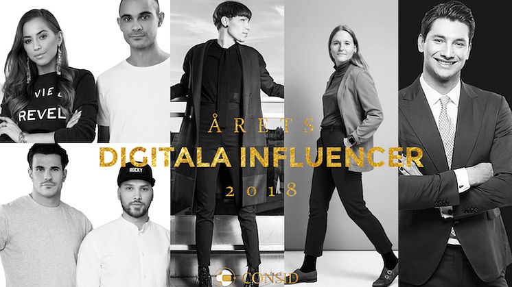 De kan få titeln Årets digitala influencer 2018