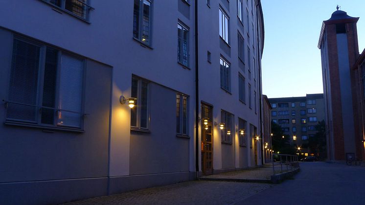 Bild 1. Fox Design levererat belysning till Kv. Barnängen i norra Hammarbyhamnen.