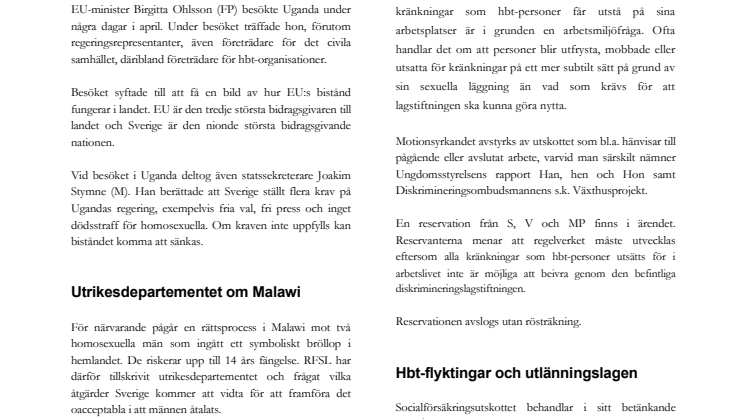 Nytt i Sexualpolitiken 4/2010