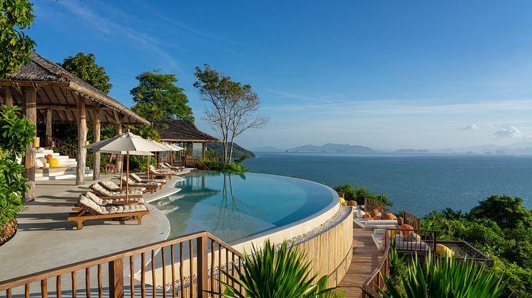 Thailand Pimalai Beach Resort Hillside Pool Area