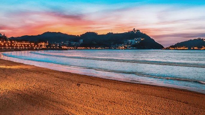 Foto: Spain.info. La Concha-stranden. 
