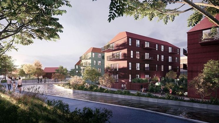 JSB får uppdraget att bygga i centrala Karlshamn!