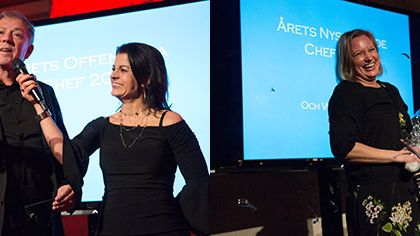 Årets vinnare av Offentlig Chef och Årets Nyskapande Chef