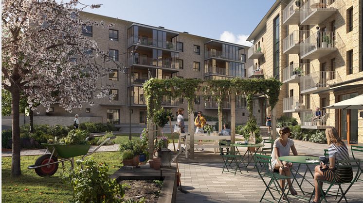Byggstart av Brf Guldpennan sker inom kort och inflyttningen är planerad till maj/juni 2021.