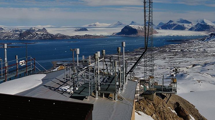 Ifølge NILUs målinger ved Zeppelin-observatoriet på Svalbard, som inngår i ​det integrerte karbonobservasjonssystemet (ICOS), har det vært en 0,7% årlig økning av CO2 de siste 10 årene.