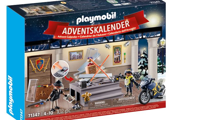 Adventskalender Polizei Museumsdiebstahl (71347) von PLAYMOBIL