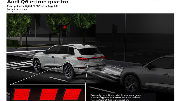 Audi Q6 e-tron - nærhedsregistrering