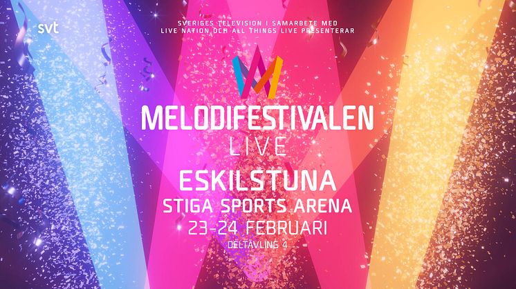 Se Melodifestivalen live i STIGA Sports Arena 