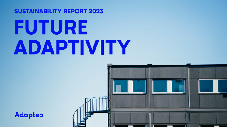 Adapteo Sustainability Report 2023