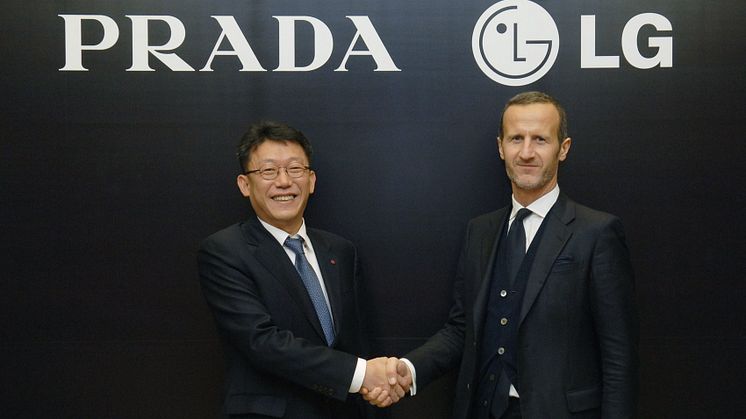 PRADA and LG sign exclusive agreement