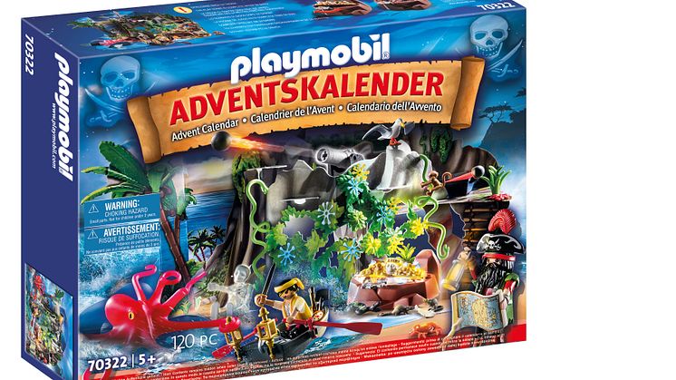Adventskalender „Schatzsuche in der Piratenbucht“ von PLAYMOBIL (70322)
