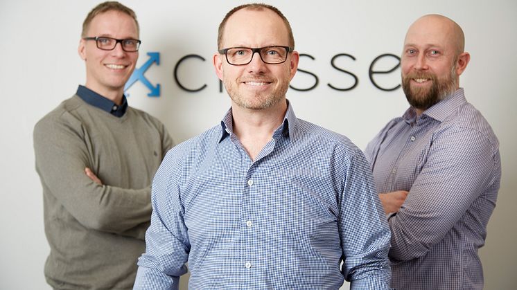 Grundarna Johan Jonzon, Martin Thunman och Ulf Björklund