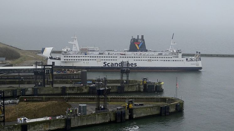 M/F Kronprins Frederik i Rødby havn