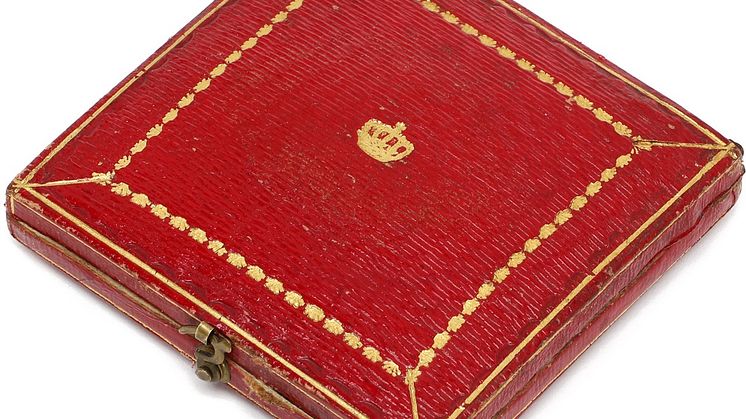 Kongens helbredelse, 1822, Conradsen, B 93, 47 mm - guldmedaille i original æske.. – stor.jpeg
