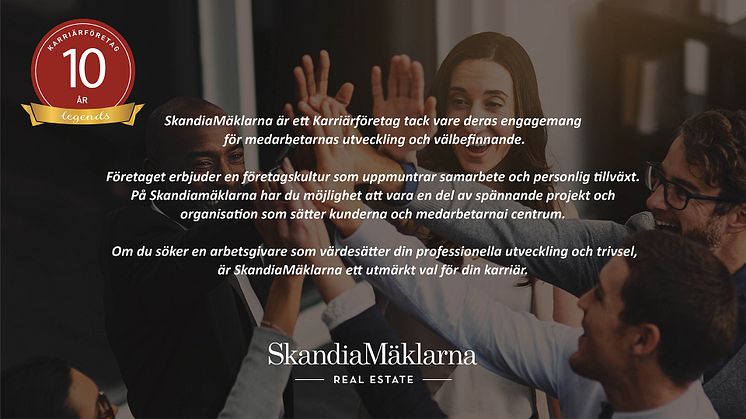 Karriärföretag för 10:onde året i rad