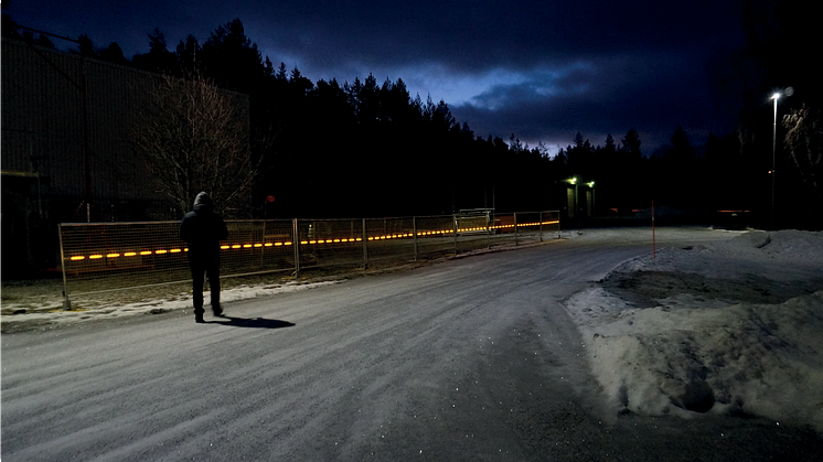 Ramirents egenutvecklade "GC-räcke" Gång- och cykelräcke 