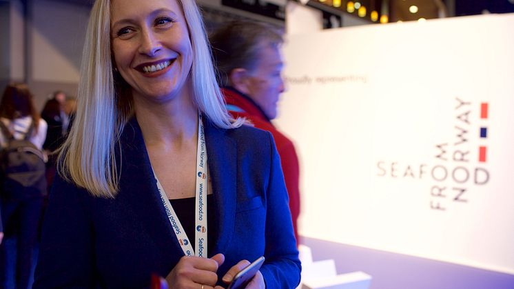 Renate Larsen under lansering av nytt opphavsmerke 