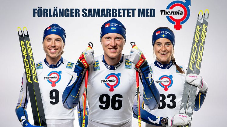 Thermia förlänger samarbetet med Längdlandslaget 