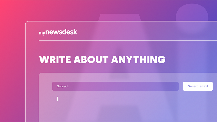 Ab sofort wird Storytelling noch einfacher: Mynewsdesk erweitert seinen KI-Assistenten „My.AI“ um eine neue Vorlage