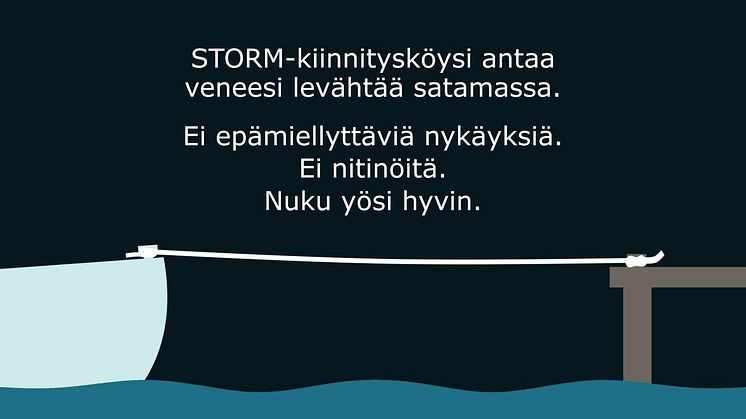 (FI) PolyRopesin STORM-kiinnitysköysi 