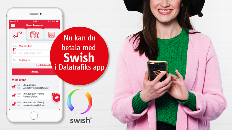 Betala med Swish i appen från 10 december!