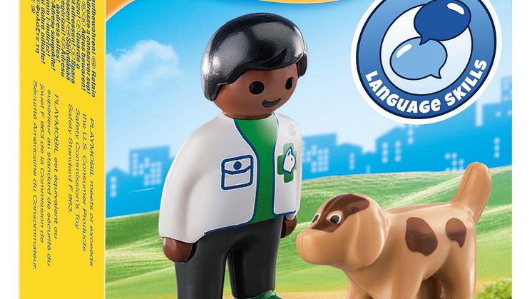 Tierarzt mit Hund (70407) von PLAYMOBIL 1.2.3