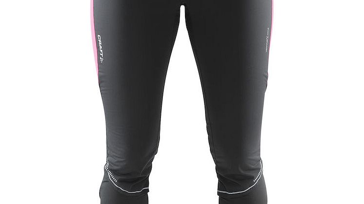 Race train tights (dam) i färgen black/ruby