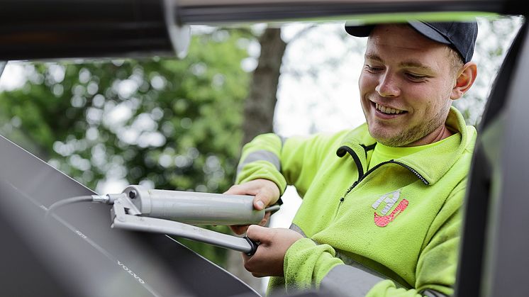 Elias Joelsson - maskinförare hos Grävfirma Anders Jansson