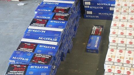 Cack-handed smuggler jailed after  secret stash drops into lap of investigators 