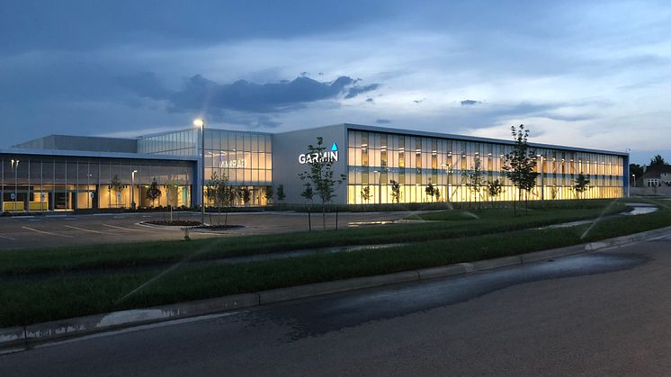 Garmin®-væksten accelerer fortsat med 200 millioner solgte produkter og åbningen af den nye Olathe-campusudvidelse